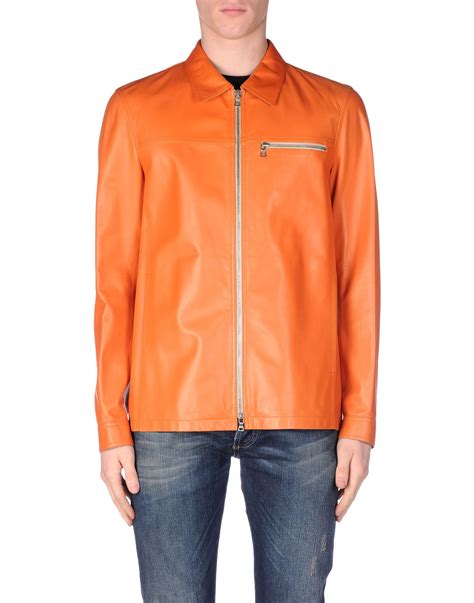 prada jacke orange herren|prada cotton jacket.